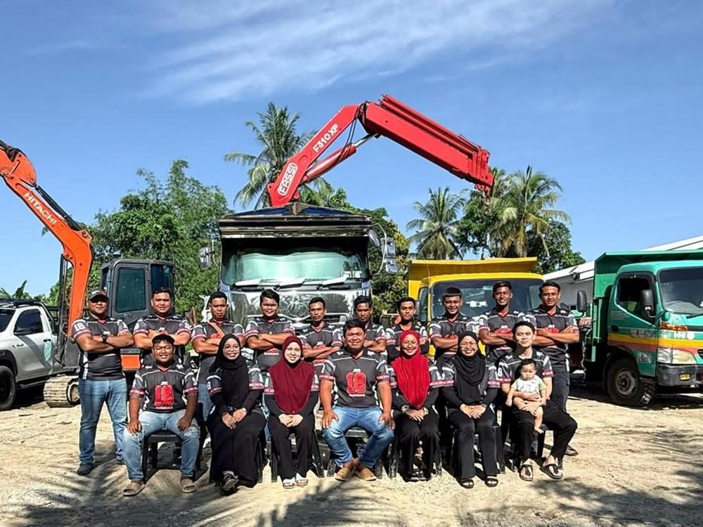 Pasukan Amsyar di tapak kerja